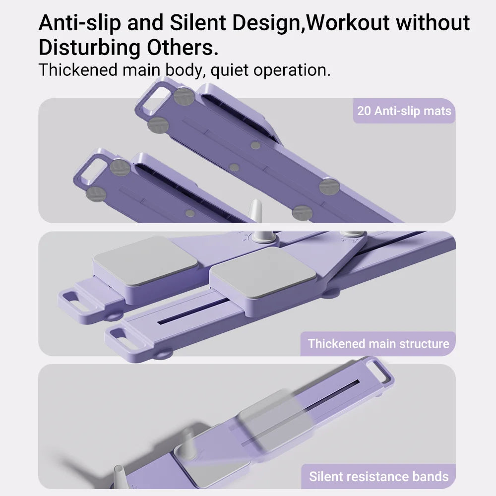 Product with anti-slip and silent design features on a white background